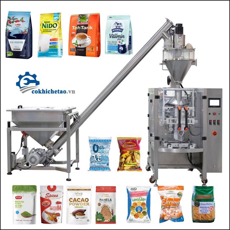 Máy đóng gói bột dạng trục vít