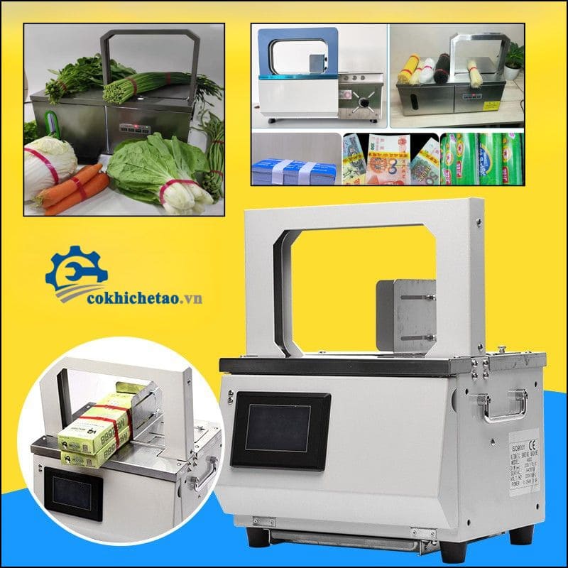 Máy buộc rau củ quả mini Máy buộc rau củ quả mini