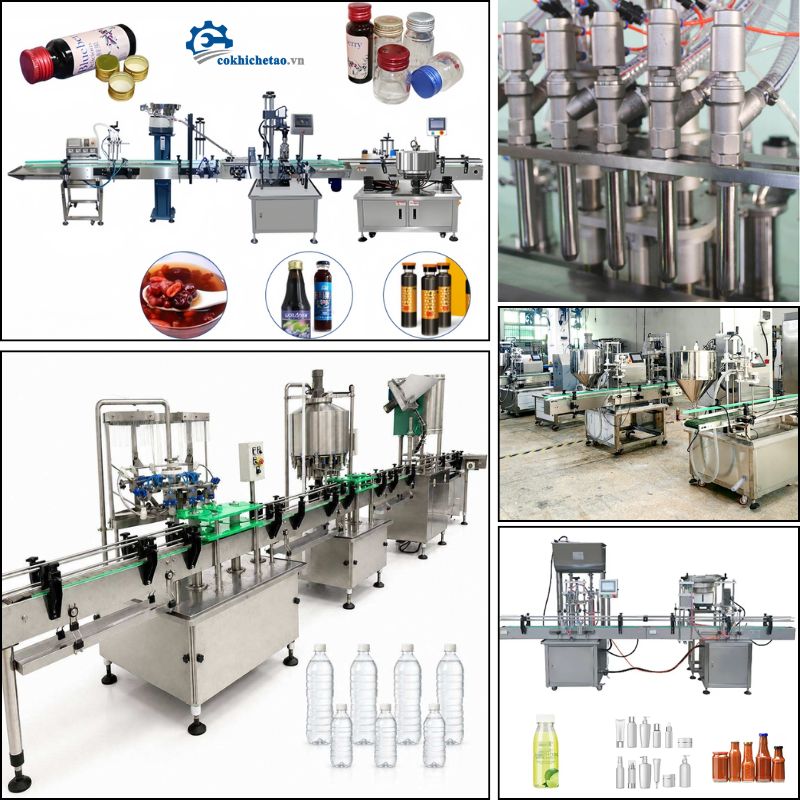 Dây chuyền chiết rót mật ong tự động Dây chuyền chiết rót mật ong tự động