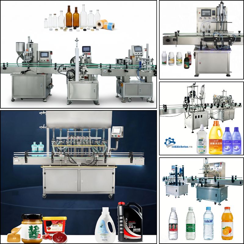 Máy chiết rót mật ong tự động Máy chiết rót mật ong tự động